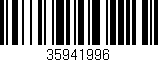 Código de barras (EAN, GTIN, SKU, ISBN): '35941996'
