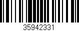 Código de barras (EAN, GTIN, SKU, ISBN): '35942331'