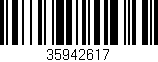 Código de barras (EAN, GTIN, SKU, ISBN): '35942617'