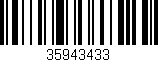 Código de barras (EAN, GTIN, SKU, ISBN): '35943433'