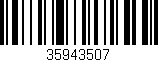 Código de barras (EAN, GTIN, SKU, ISBN): '35943507'