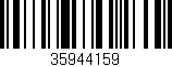 Código de barras (EAN, GTIN, SKU, ISBN): '35944159'
