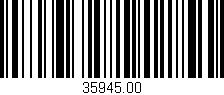 Código de barras (EAN, GTIN, SKU, ISBN): '35945.00'