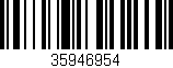 Código de barras (EAN, GTIN, SKU, ISBN): '35946954'