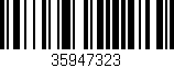 Código de barras (EAN, GTIN, SKU, ISBN): '35947323'