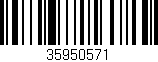 Código de barras (EAN, GTIN, SKU, ISBN): '35950571'