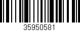 Código de barras (EAN, GTIN, SKU, ISBN): '35950581'