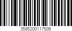 Código de barras (EAN, GTIN, SKU, ISBN): '3595200117506'