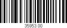 Código de barras (EAN, GTIN, SKU, ISBN): '35953.00'
