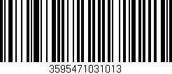 Código de barras (EAN, GTIN, SKU, ISBN): '3595471031013'