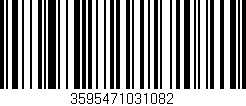 Código de barras (EAN, GTIN, SKU, ISBN): '3595471031082'