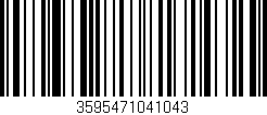 Código de barras (EAN, GTIN, SKU, ISBN): '3595471041043'