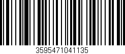 Código de barras (EAN, GTIN, SKU, ISBN): '3595471041135'