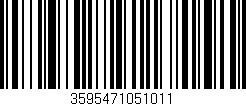 Código de barras (EAN, GTIN, SKU, ISBN): '3595471051011'