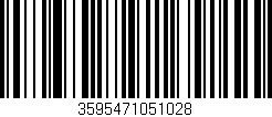 Código de barras (EAN, GTIN, SKU, ISBN): '3595471051028'