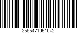 Código de barras (EAN, GTIN, SKU, ISBN): '3595471051042'