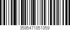 Código de barras (EAN, GTIN, SKU, ISBN): '3595471051059'