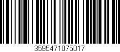 Código de barras (EAN, GTIN, SKU, ISBN): '3595471075017'