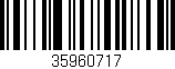 Código de barras (EAN, GTIN, SKU, ISBN): '35960717'