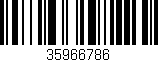 Código de barras (EAN, GTIN, SKU, ISBN): '35966786'