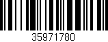 Código de barras (EAN, GTIN, SKU, ISBN): '35971780'