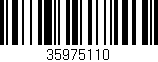 Código de barras (EAN, GTIN, SKU, ISBN): '35975110'