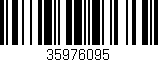 Código de barras (EAN, GTIN, SKU, ISBN): '35976095'
