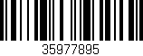 Código de barras (EAN, GTIN, SKU, ISBN): '35977895'