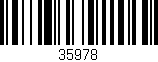 Código de barras (EAN, GTIN, SKU, ISBN): '35978'