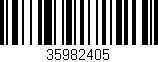 Código de barras (EAN, GTIN, SKU, ISBN): '35982405'