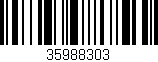 Código de barras (EAN, GTIN, SKU, ISBN): '35988303'
