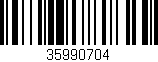 Código de barras (EAN, GTIN, SKU, ISBN): '35990704'