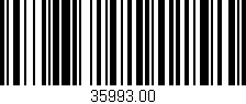 Código de barras (EAN, GTIN, SKU, ISBN): '35993.00'