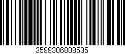 Código de barras (EAN, GTIN, SKU, ISBN): '3599306808535'