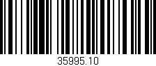 Código de barras (EAN, GTIN, SKU, ISBN): '35995.10'