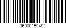 Código de barras (EAN, GTIN, SKU, ISBN): '36000159493'
