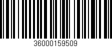 Código de barras (EAN, GTIN, SKU, ISBN): '36000159509'