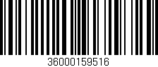 Código de barras (EAN, GTIN, SKU, ISBN): '36000159516'