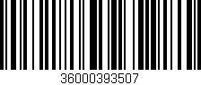 Código de barras (EAN, GTIN, SKU, ISBN): '36000393507'