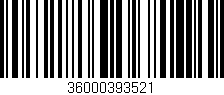 Código de barras (EAN, GTIN, SKU, ISBN): '36000393521'