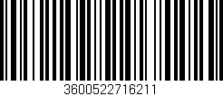 Código de barras (EAN, GTIN, SKU, ISBN): '3600522716211'