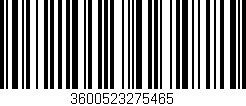 Código de barras (EAN, GTIN, SKU, ISBN): '3600523275465'