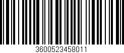 Código de barras (EAN, GTIN, SKU, ISBN): '3600523458011'