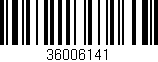 Código de barras (EAN, GTIN, SKU, ISBN): '36006141'