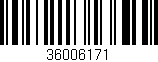 Código de barras (EAN, GTIN, SKU, ISBN): '36006171'