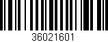 Código de barras (EAN, GTIN, SKU, ISBN): '36021601'