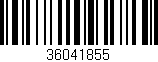 Código de barras (EAN, GTIN, SKU, ISBN): '36041855'