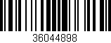 Código de barras (EAN, GTIN, SKU, ISBN): '36044898'