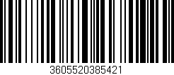 Código de barras (EAN, GTIN, SKU, ISBN): '3605520385421'