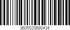 Código de barras (EAN, GTIN, SKU, ISBN): '3605520680434'